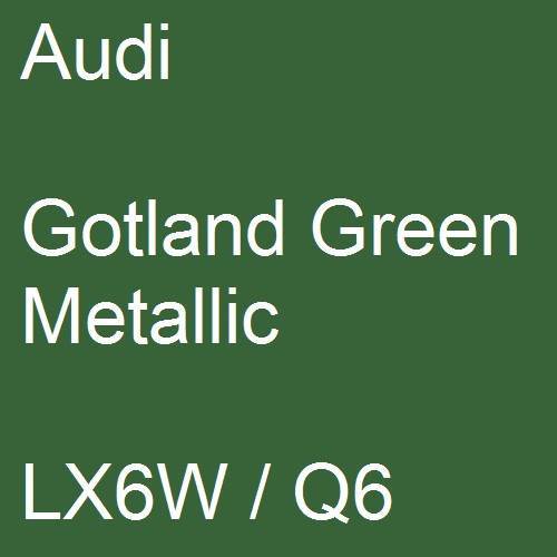 Audi, Gotland Green Metallic, LX6W / Q6.